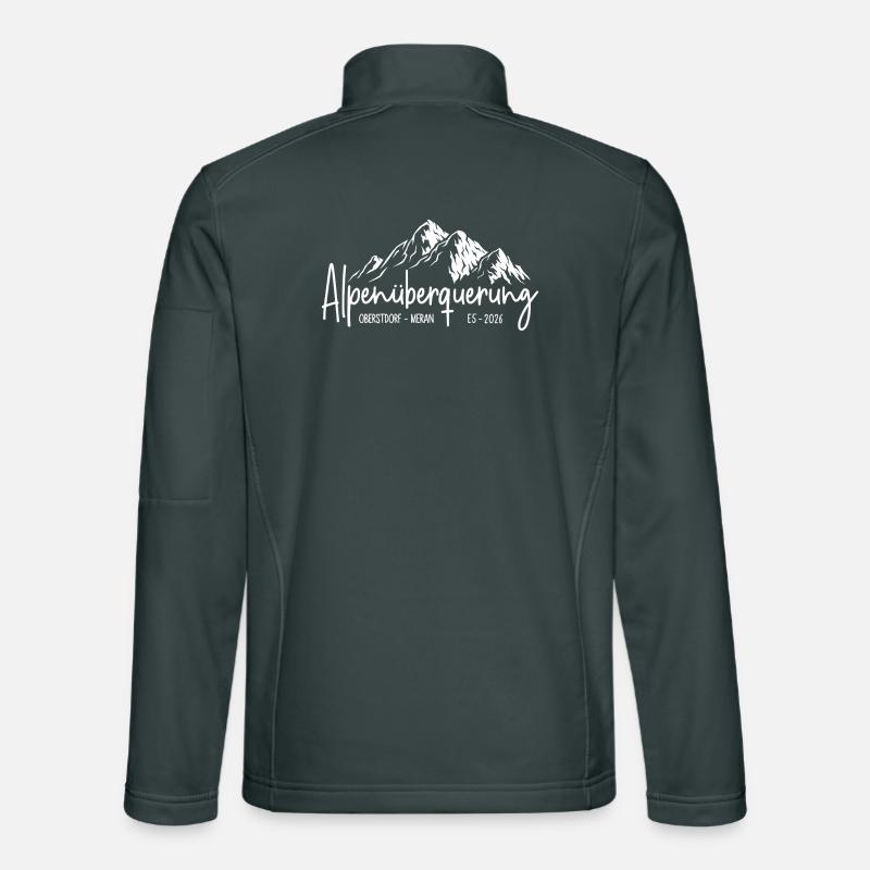 Traversée des Alpes 2026 E5 Oberstdorf Merano Veste en tissu softshell Unisexe