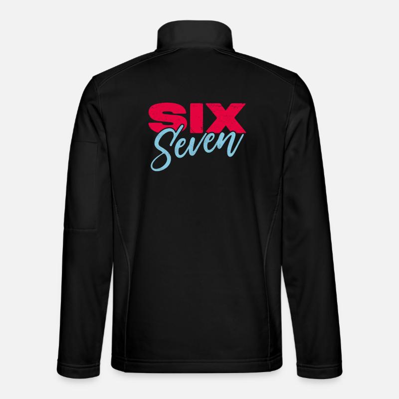 Six seven - Unisex Softshell Jacket - black