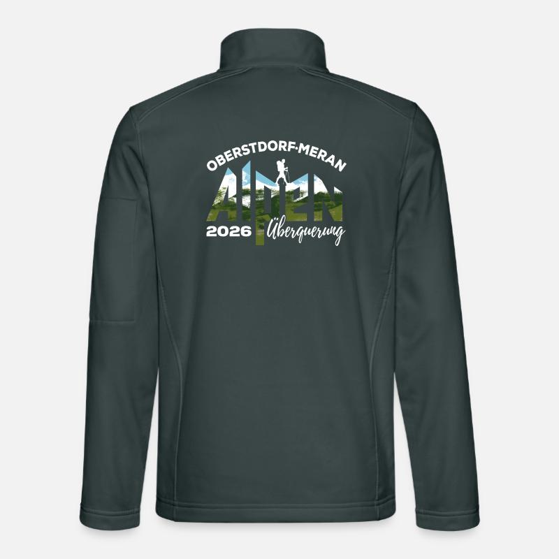 Alpenüberquerung 2026, Oberstdorf Meran, Wandern Unisex Softshelljacke