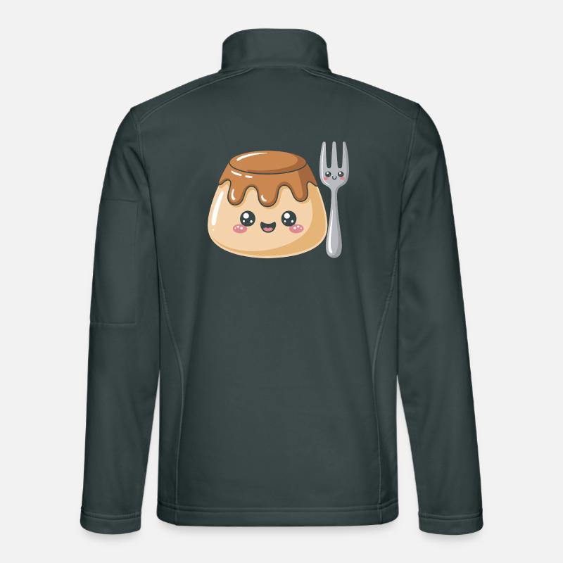 Pudding Mit Gabel Unisex Softshelljacke