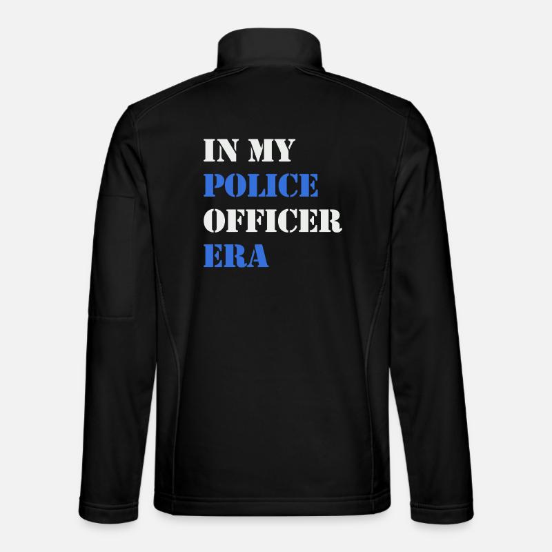 In my police era - Unisex Softshell Jacket - black