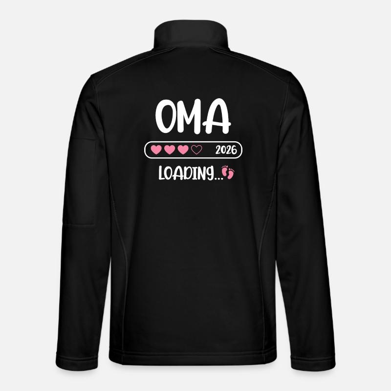 Grandma-to-be 2026 Announce Pregnancy - Unisex Softshell Jacket - black