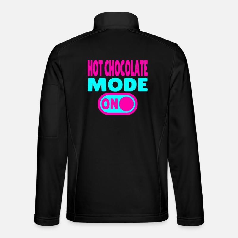 Hot Chocolate Mode ON - Unisex Softshell Jacket - black