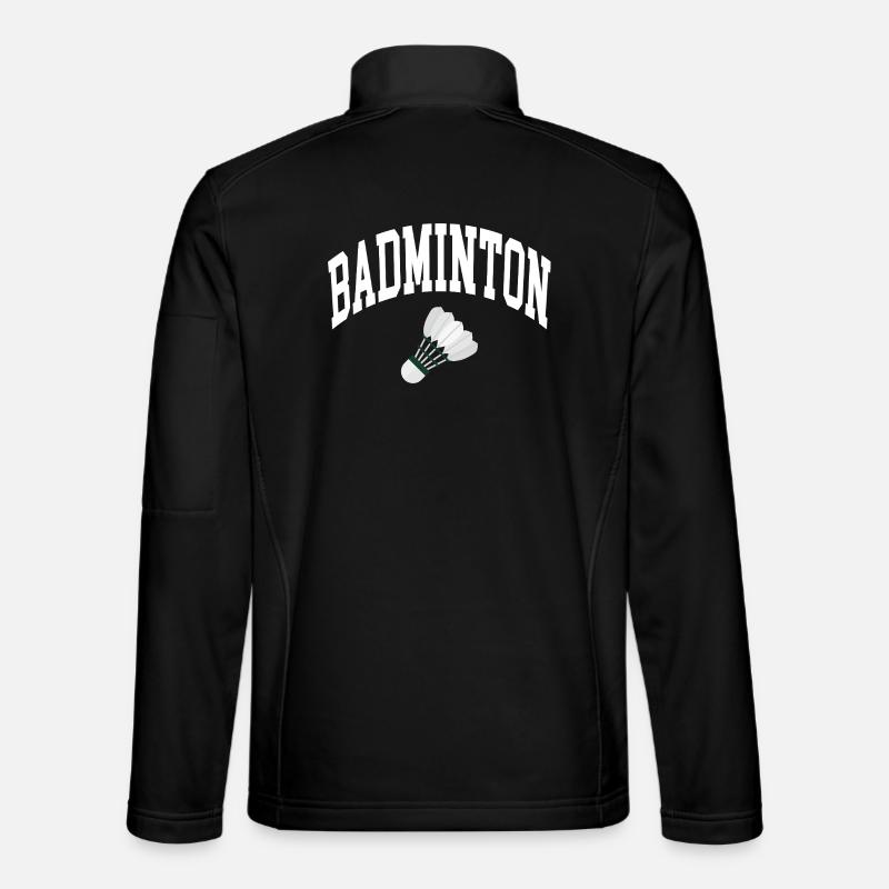Badminton - Unisex Softshell Jacket - black
