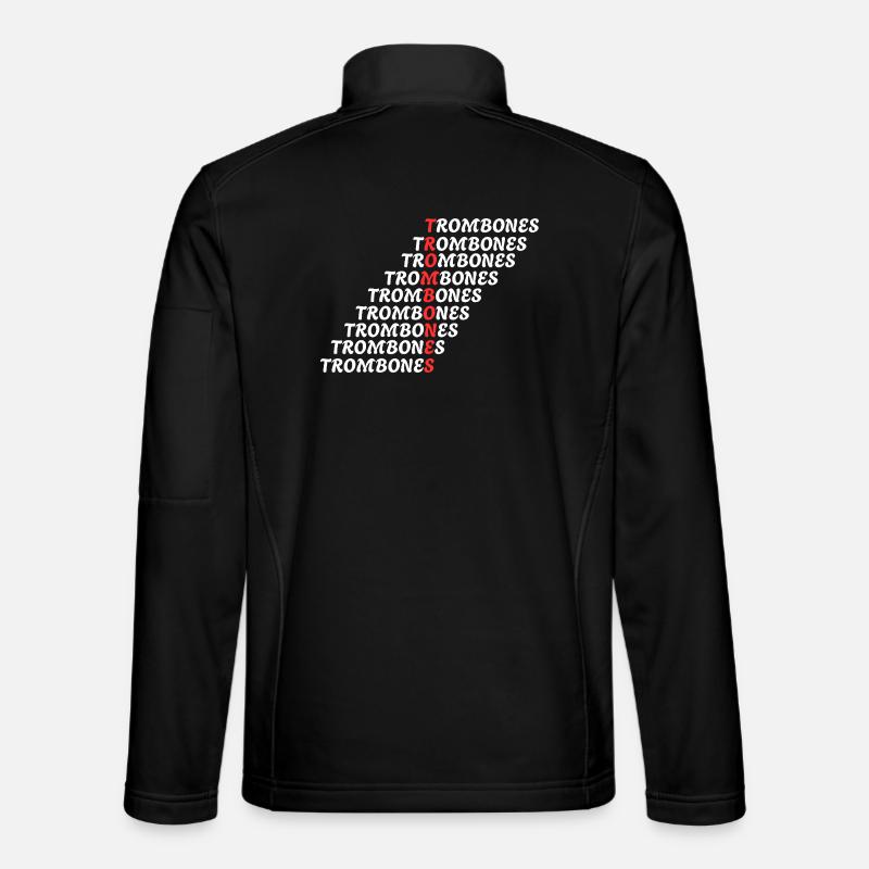 TROMBONES - Unisex Softshell Jacket - black