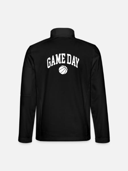 Game Day Basketball Fan - Unisex Softshell Jacket - black