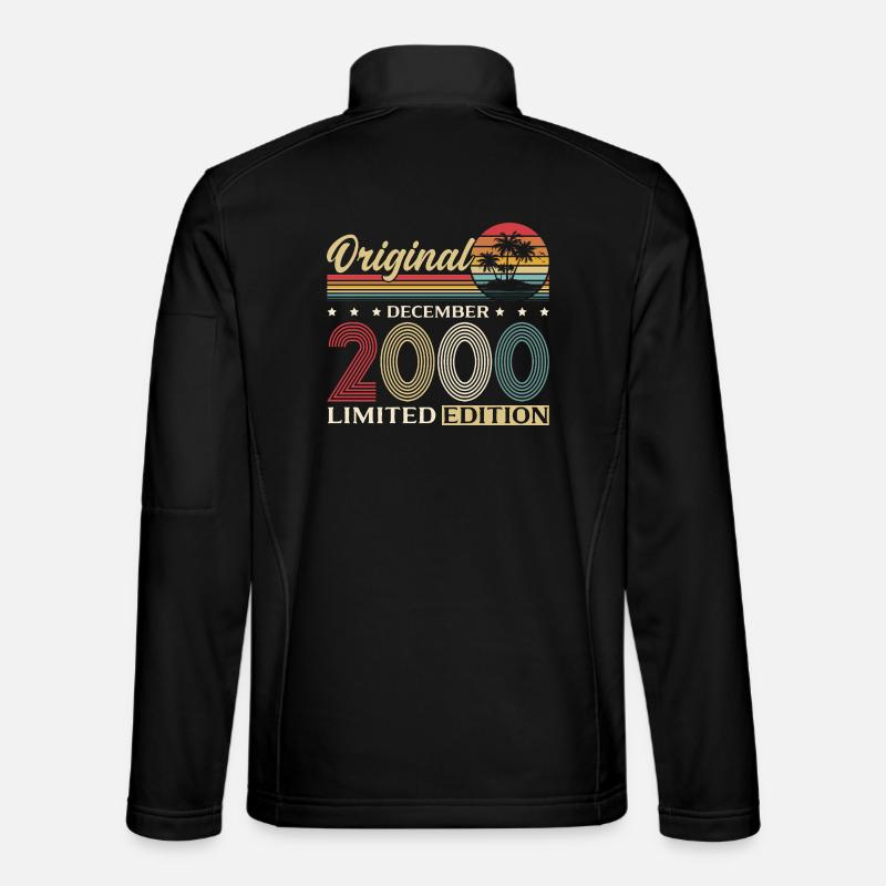 25th Birthday Original December Year 2000 Unisex Softshell Jacket