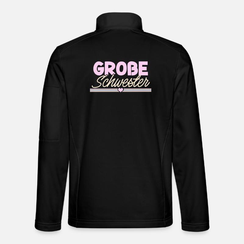 Große Schwester - Unisex Softshelljacke - Schwarz