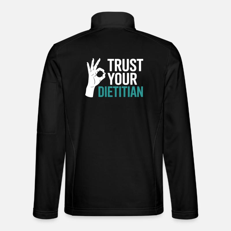 Diététiste agréé Conseiller en nutrition - Veste en tissu softshell Unisexe - noir