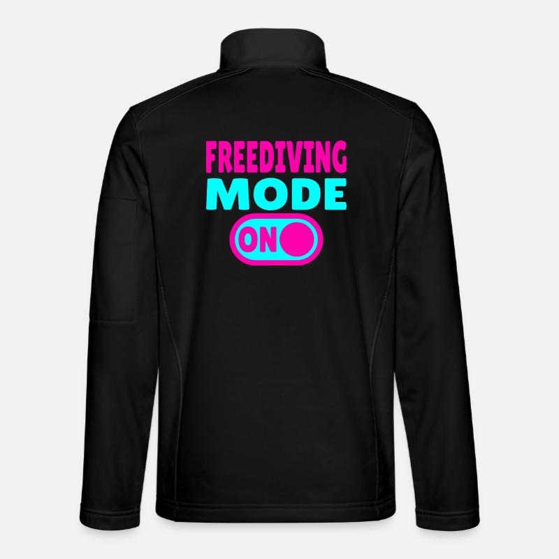 Freediving Mode ON - Diver Unisex Softshell Jacket
