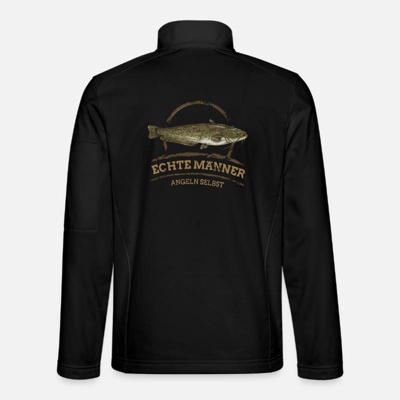 Real Men Catching Catfish Unisex Softshell Jacket