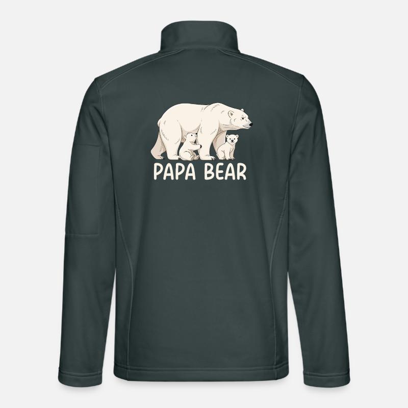 Papa Bear Unisex Softshelljacke