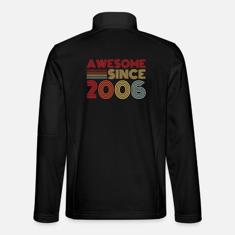 Vintage 2006 Rétro Cadeau D’anniversaire 2006 Veste en tissu softshell Unisexe
