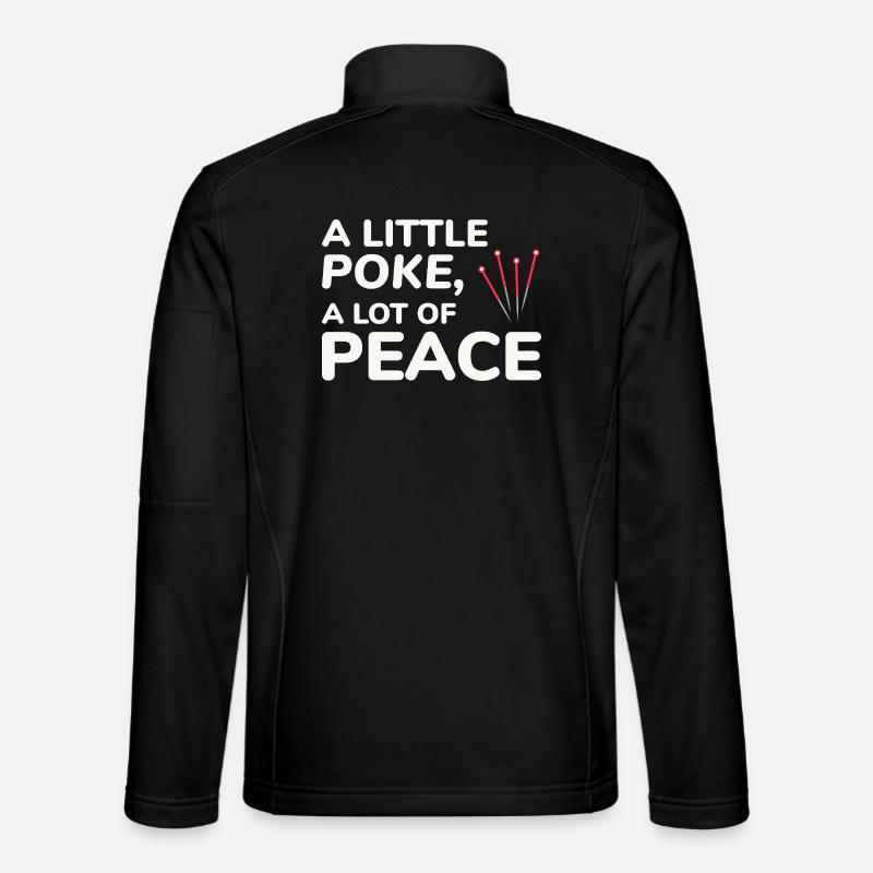 Licensed TCM Practitioner Expert Calming - Unisex Softshell Jacket - black