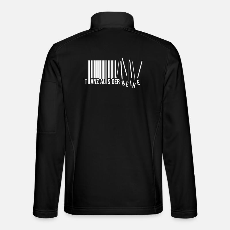 Tanz Aus Der Reihe Spruch Barcode Tänzer Geschenk Unisex Softshelljacke