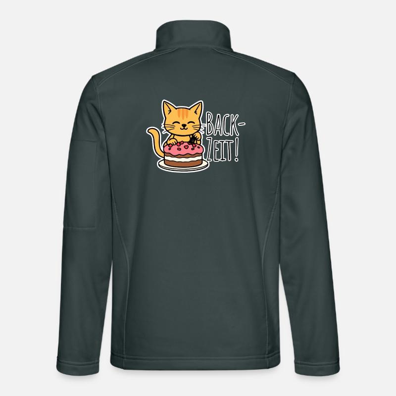 Baking time! The cute cat is now going to bake! Unisex Softshell Jacket