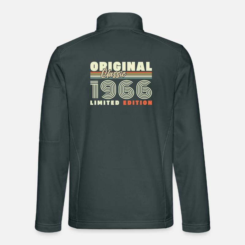 1966 Vintage Retro Birthday Gift Unisex Softshell Jacket