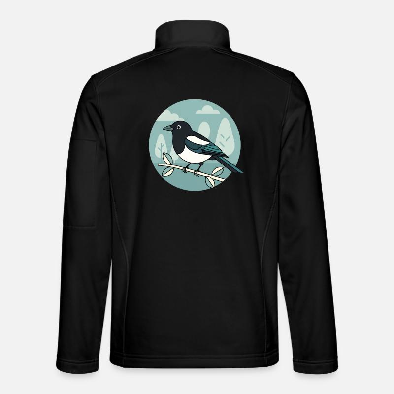 Magpie - Unisex Softshell Jacket - black