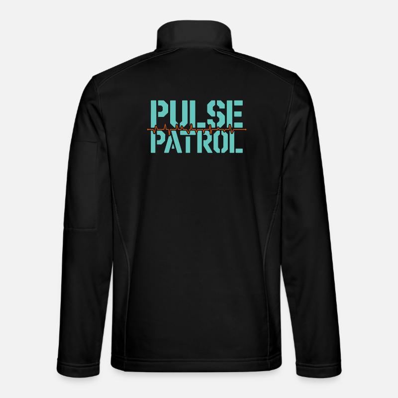 Cardiac Tech Pulse Patrol Pacemaker Technician - Unisex Softshelljacke - Schwarz