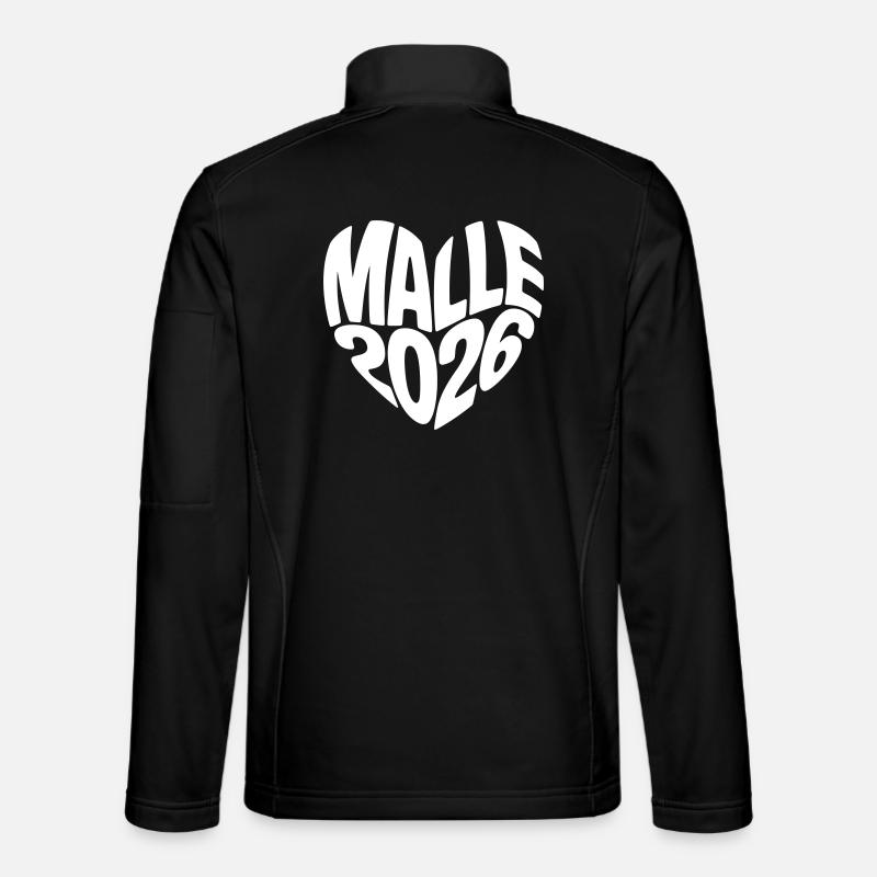 Malle 2026 - Unisex Softshelljacke - Schwarz