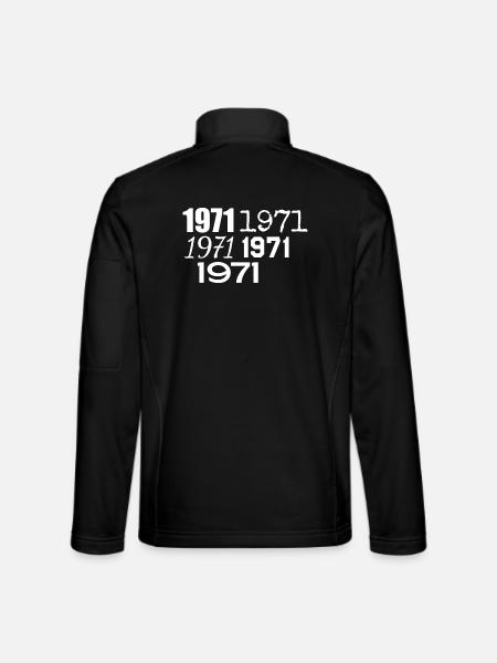 1971 - Unisex Softshell Jacket - black