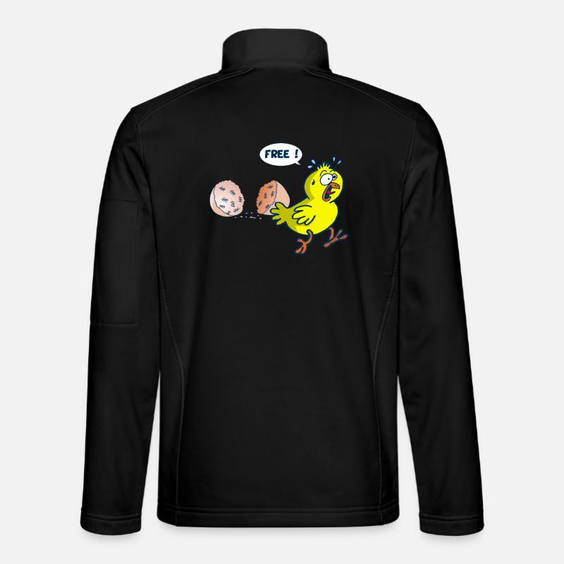 La libération du poussin Veste en tissu softshell Unisexe