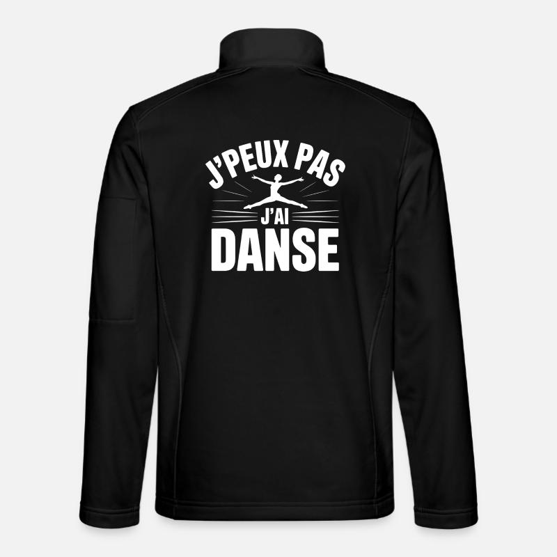 J'Peux Pas J'Ai Danse - Veste en tissu softshell Unisexe - noir