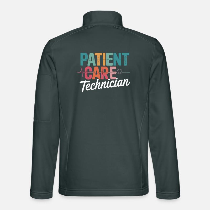 Conception de technicien en soins aux patients Veste en tissu softshell Unisexe