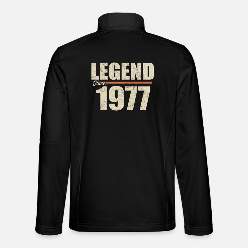 Birthday 1977 | Legend since 1977 - Unisex Softshell Jacket - black