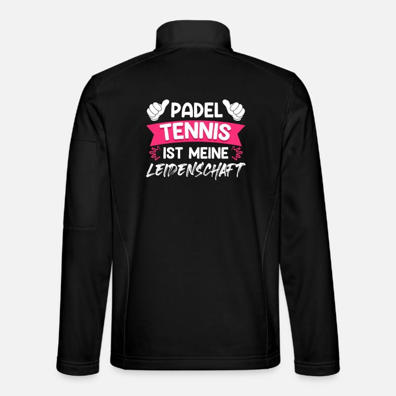 Padel TENNIS IS MY PASSION - Unisex Softshell Jacket - black