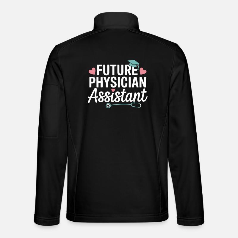 Future Physician Assistant Style - Unisex Softshell Jacket - black