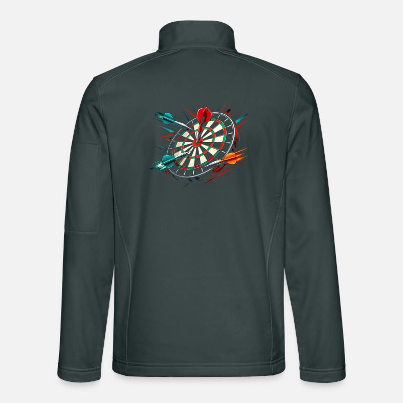 Darts Funny Gift Unisex Softshell Jacket