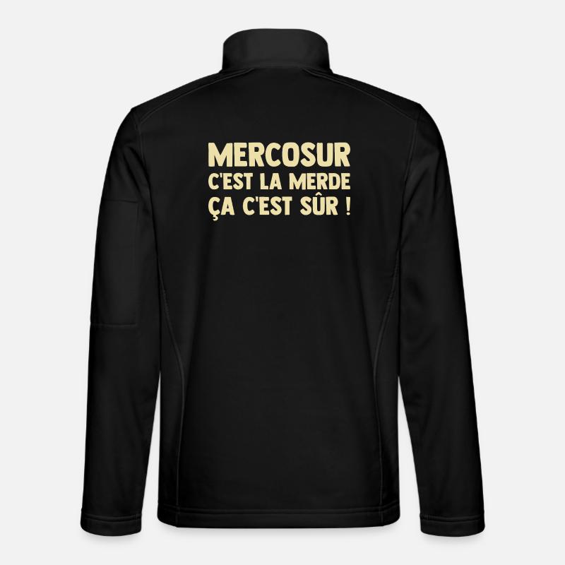 Mercosur Farmer Breeder Agriculture - Unisex Softshell Jacket - black