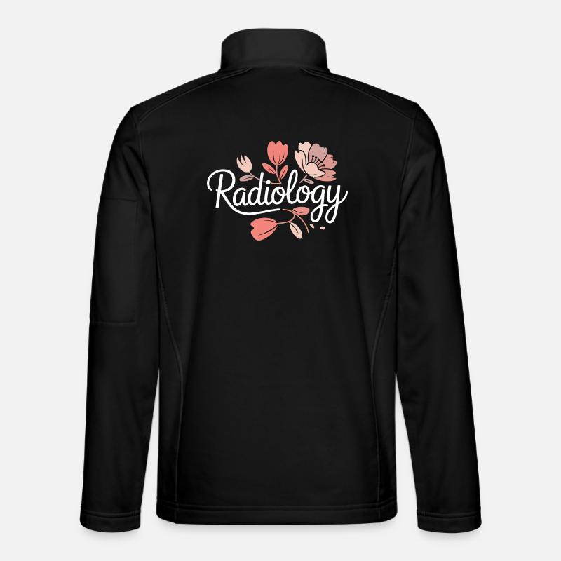 RadFlora Radiologie Blüten - Unisex Softshelljacke - Schwarz