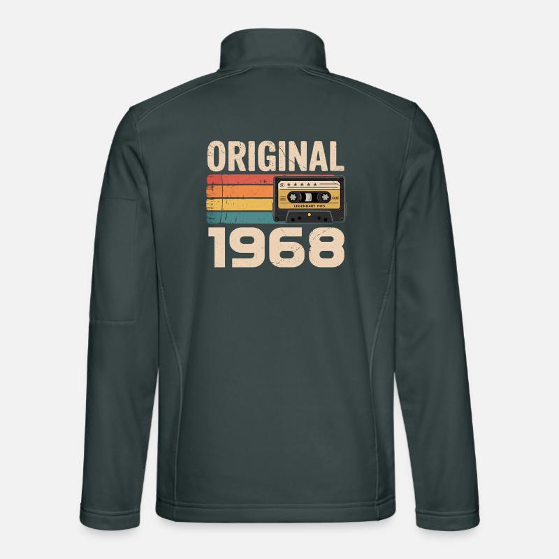 Originaler Retro-Geburtstag von 1968 Unisex Softshelljacke