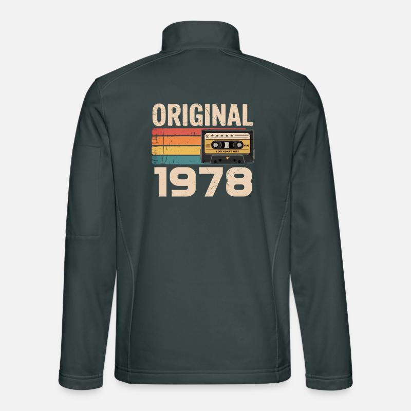 Original 1978 Vintage 1978 Retro Anniversary Unisex Softshell Jacket