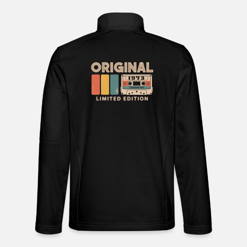 Original 1973 Anniversaire 1973 Cadeau 1973 Retro Veste en tissu softshell Unisexe