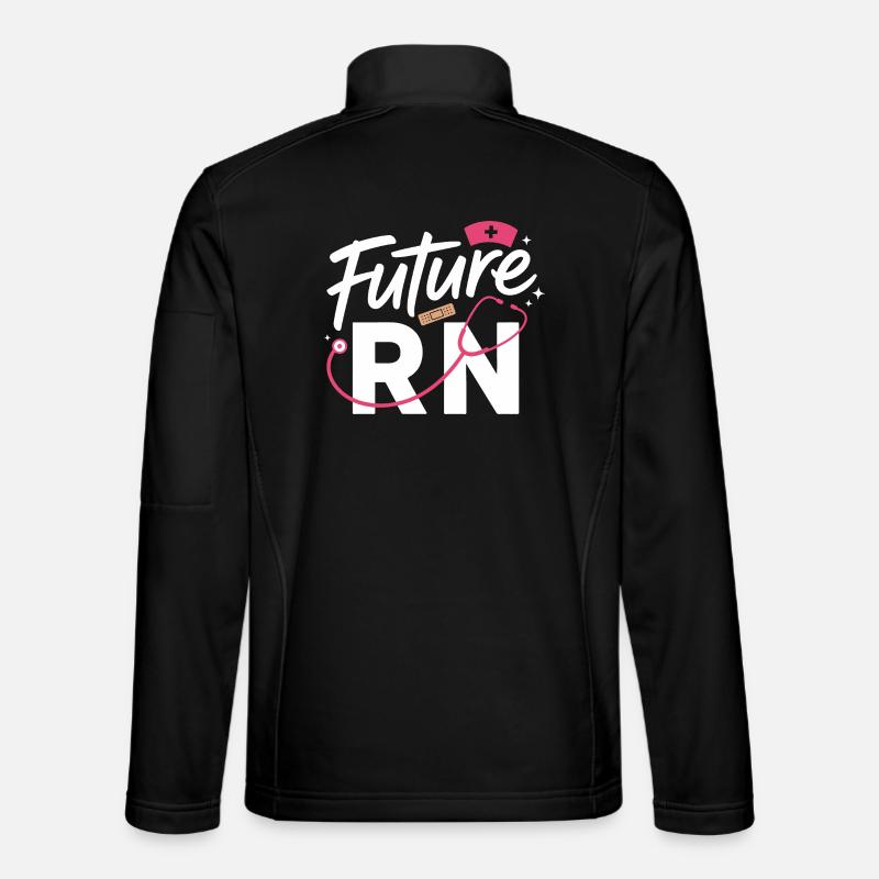 Future RN Stethoskop & Klinik - Unisex Softshelljacke - Schwarz