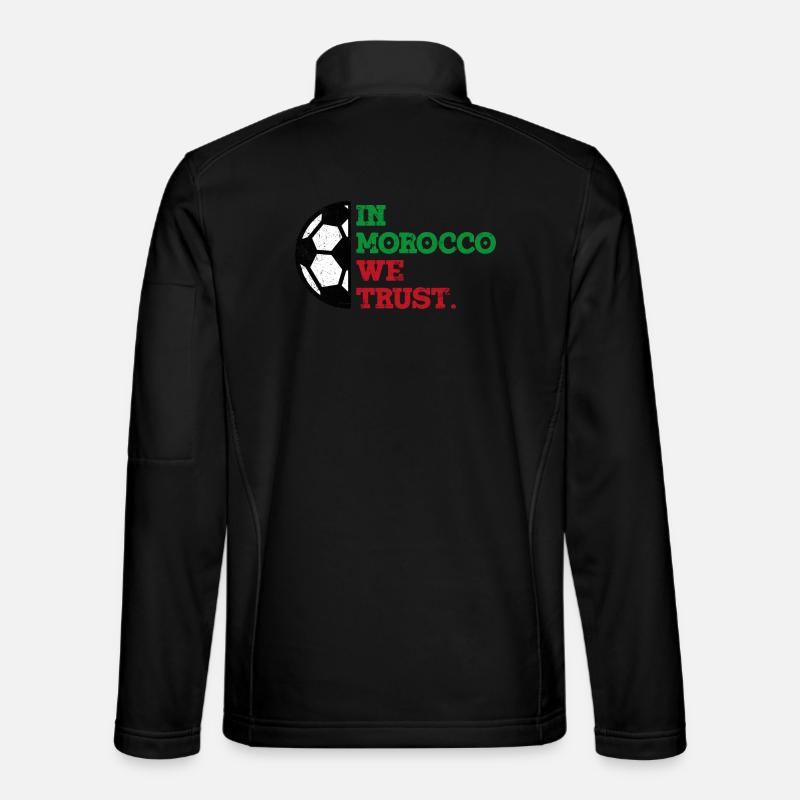 In Morocco we trust - Unisex Softshell Jacket - black