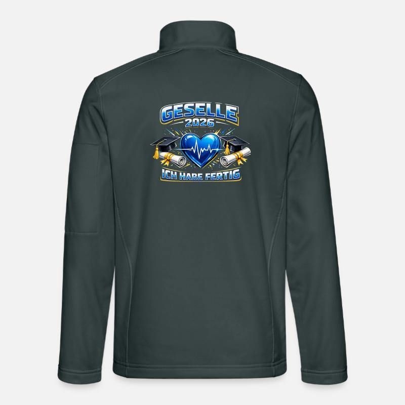 Journeyman 2026 Journeyman's exam passed Gift Unisex Softshell Jacket