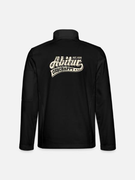 Abi Est 2026 - Abitur - Gift - Unisex Softshell Jacket - black