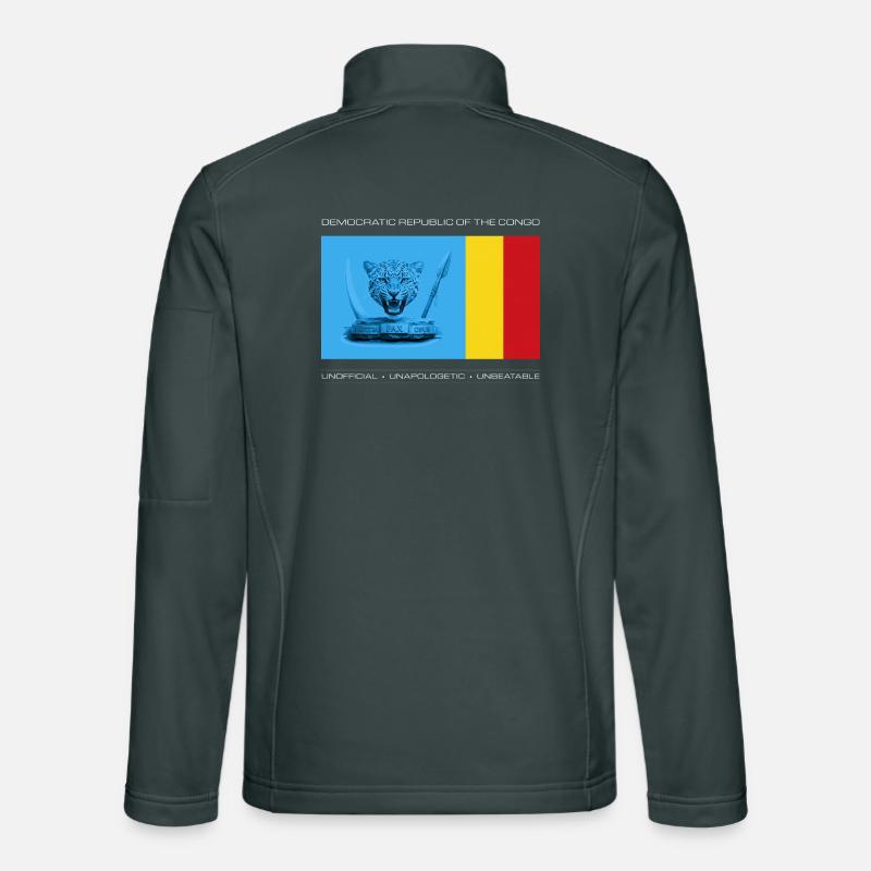 DRC BOLD UNOFFICIAL FLAG Unisex Softshell Jacket