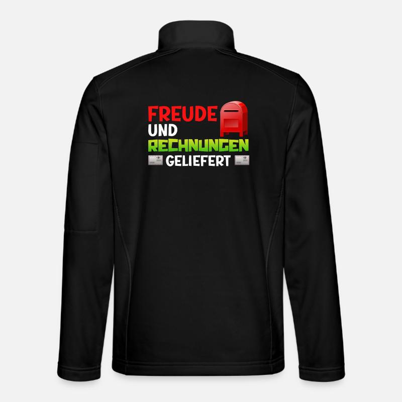 Postman JOY AND INVOICES DELIVERED - Unisex Softshell Jacket - black