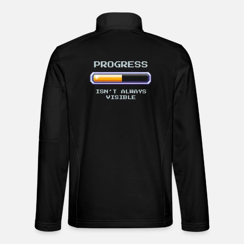Invisible Progress | Social Work - Unisex Softshell Jacket - black