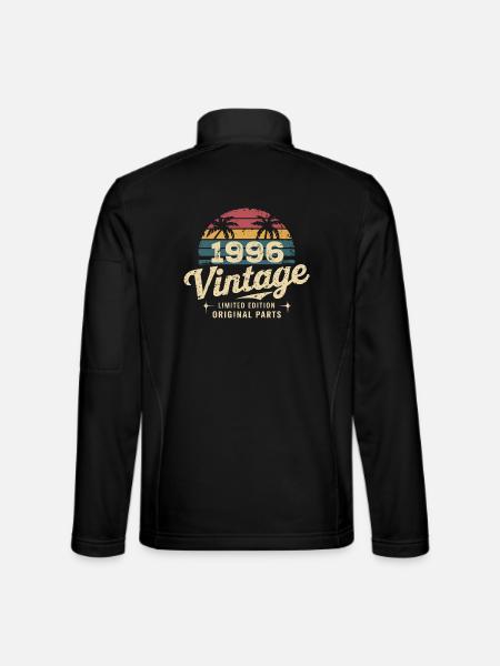 Awesome Since 1996 1996 Birthday Gift - Unisex Softshell Jacket - black
