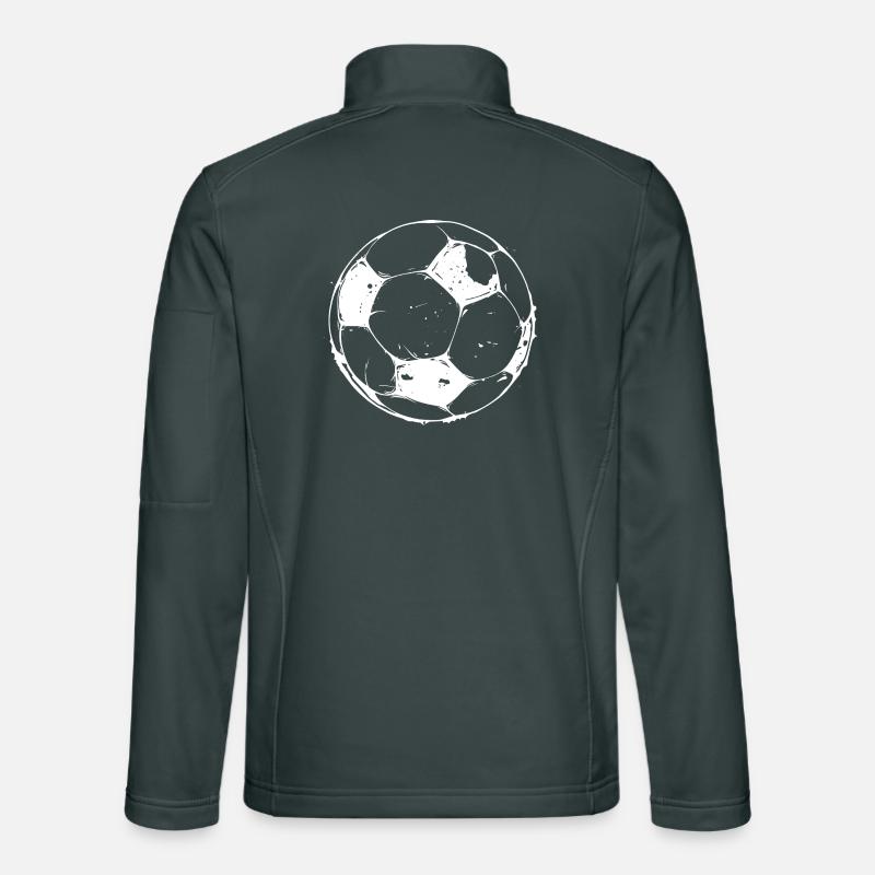 Soccer Drawing Unisex Softshell Jacket