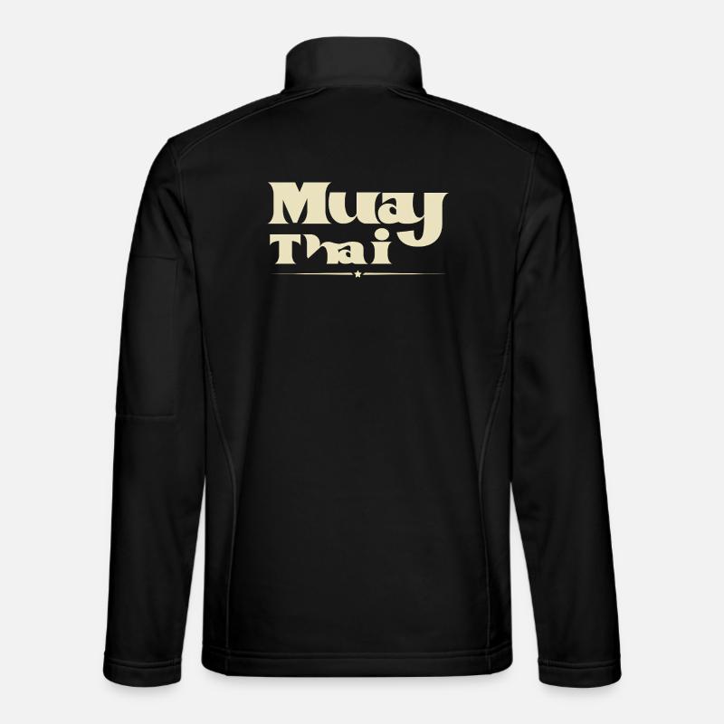 Muay Thai - Unisex Softshelljacke - Schwarz