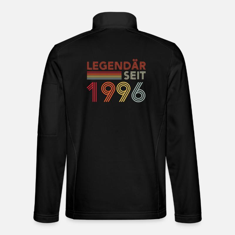 Legendary Since 1996 Man Birthday - Unisex Softshell Jacket - black