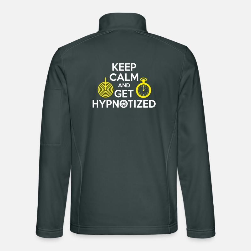 Hypnotist Keep Calm Get Hypnotized Clinical Pro  Unisex Softshell Jacket