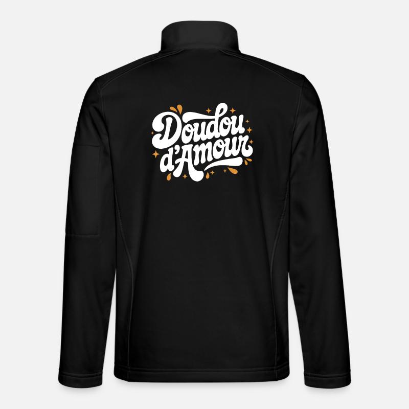 Doudou d’Amour - Veste en tissu softshell Unisexe - noir